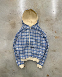 Stylowa Kurtka Z Zipperem w Kratę TM