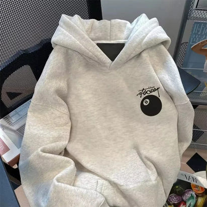 Hoodie z nadrukiem bilardowym TM