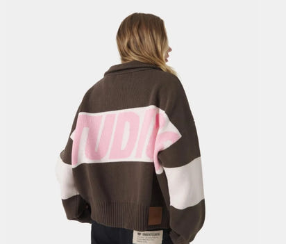 Stylowy Kardigan Hip-Hop z Haftem™