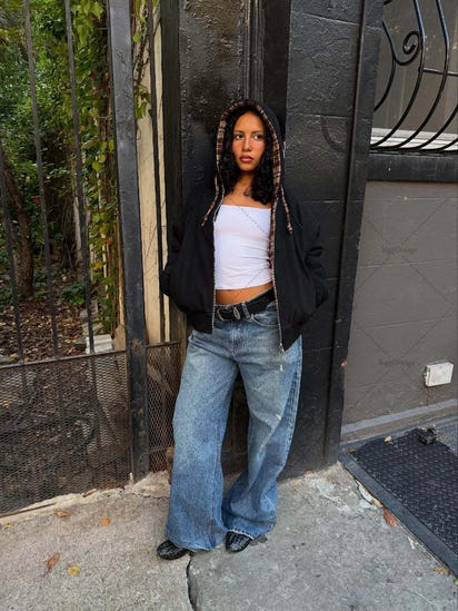 Hoodie Punk Streetwear z Podwójnym Wykończeniem™