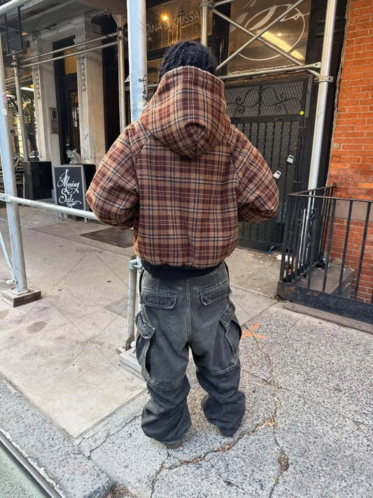 Hoodie Punk Streetwear z Podwójnym Wykończeniem™