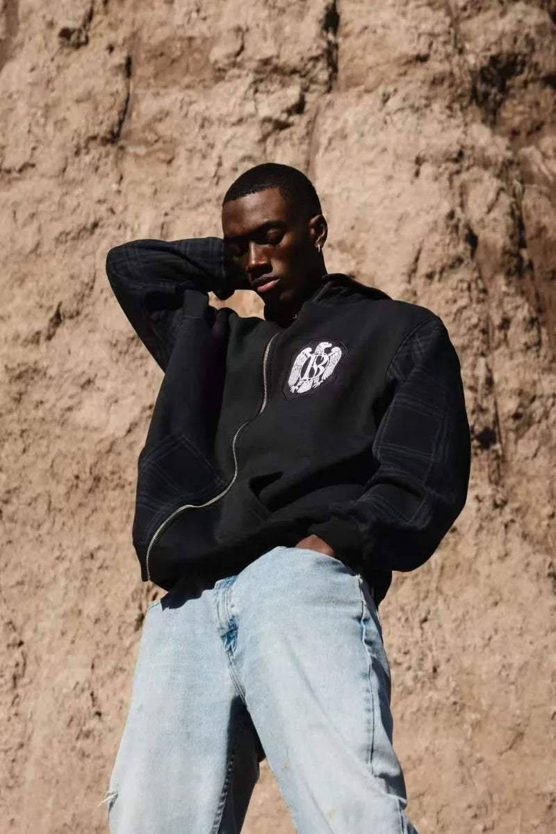 Stylowy Pullover Y2K z Wyszywanym Logo™