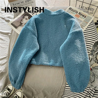 Elegancki Cropped Hoodie z Weluru™