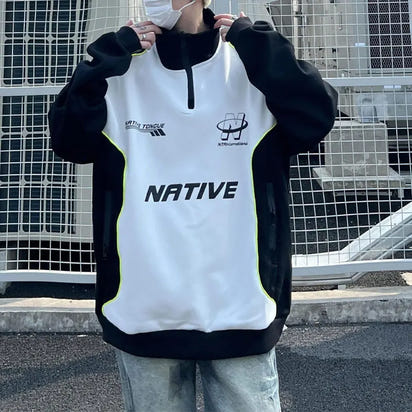 Stylowa Bluza Męska z Zippem TM