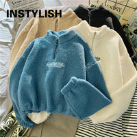 Elegancki Cropped Hoodie z Weluru™