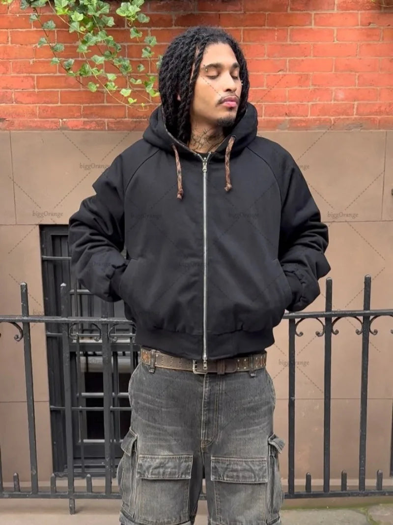 Hoodie Punk Streetwear z Podwójnym Wykończeniem™